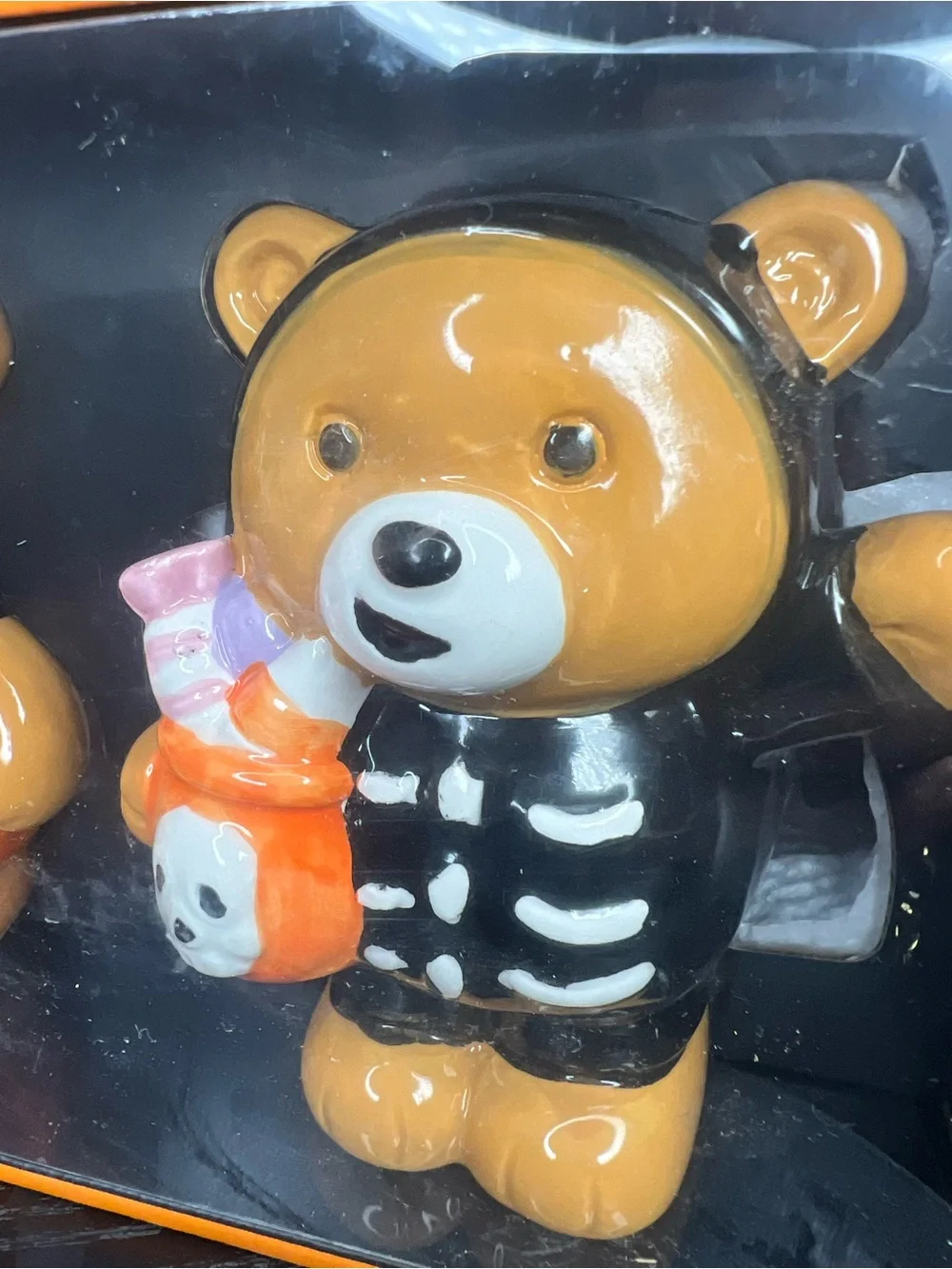 NEW Ghoulish Set of 3 Halloween Bears in Costumes Decor